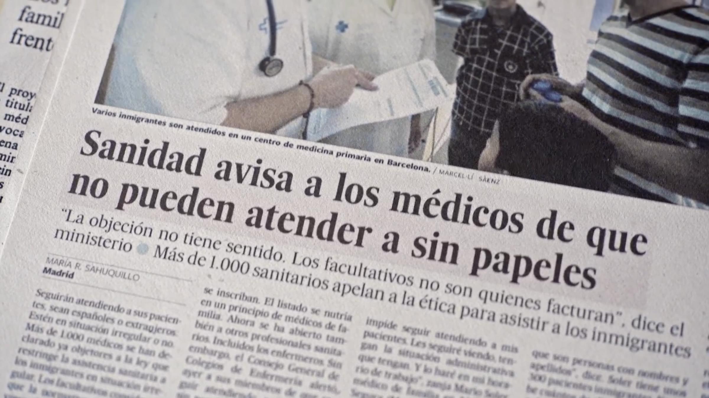 Periódico de la época